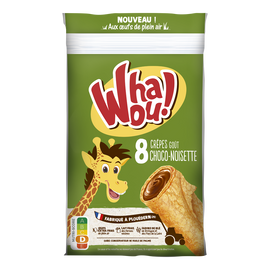 Crêpes choco-noisette WHAOU! x8 - 256g