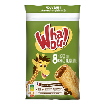 Crêpes choco-noisette WHAOU! x8 - 256g