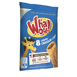 Crêpes chocolat au lait WHAOU! x8 - 256g