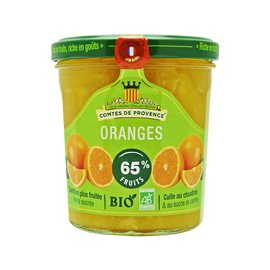 Confiture d'orange bio LES COMTES DE PROVENCE, 350g