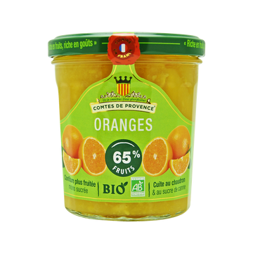 Confiture d'orange bio LES COMTES DE PROVENCE, 350g
