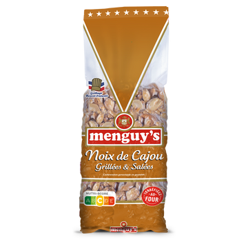 Noix de cajou grillées salées MENGUY'S, 300g