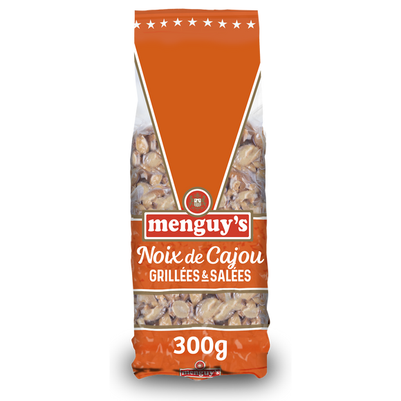 Noix de cajou grillées salées MENGUY'S, 300g