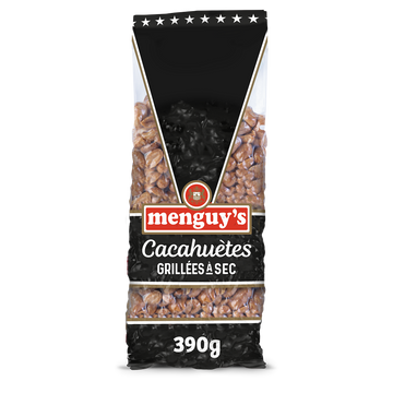 Cacahuètes grillées à sec, MENGUY'S, 390g