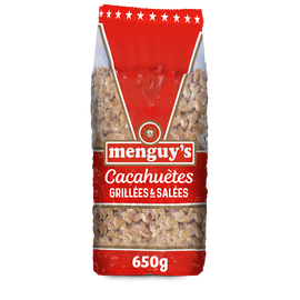 Cacahuètes grillées salées, MENGUY'S , 650g