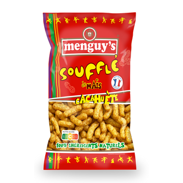 Soufflé de maïs à la cacahuète MENGUY'S, 250g