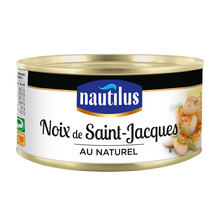 Noix de Saint Jacques au naturel NAUTILUS, boîte de 111g