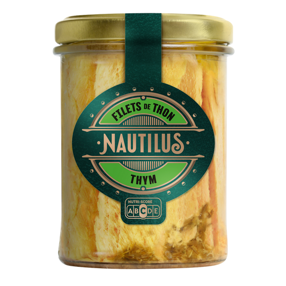 Filets de thon au thym NAUTILUS, 200g