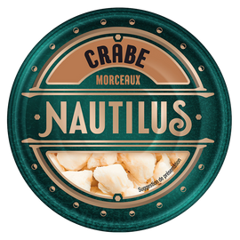 Crabe 100% morceaux de chair NAUTILUS, 105g