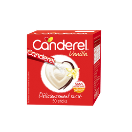 Edulcorant en poudre CANDEREL Vanilla, 50 sticks, 10g