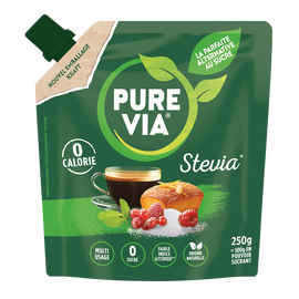 Édulcorant à la stévia en poudre PURE VIA, 250g