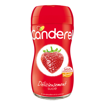 Edulcorant traditionnel sucralose CANDEREL, pot de 80g