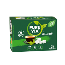 Edulcorant à la stévia PURE VIA, boîte de 65 morceaux soit 130g