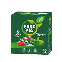 Sucre PURE VIA, boîte de 40 sticks soit 60g