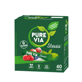 Sucre PURE VIA, boîte de 40 sticks soit 60g