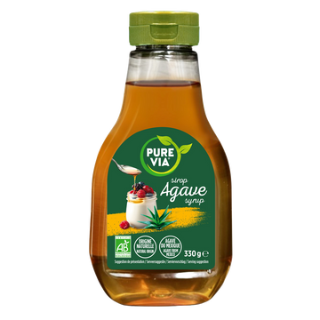 Sirop d'agave bio PURE VIA flacon 330g