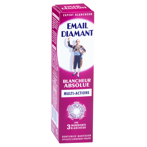 Dentifrice blancheur absolue EMAIL DIAMANT, tube de 75ml
