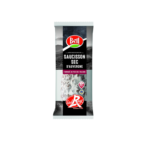 Saucisson IGP Auvergne label rouge BELL, 250g