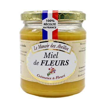 Miel de fleurs de France LE MANOIR DES ABEILLES, 350g