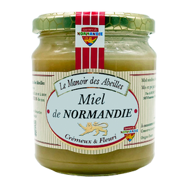 Miel de Normandie LE MANOIR DES ABEILLES, pot de 350g