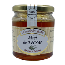 Miel de thym LE MANOIR DES ABEILLES, pot de 350g