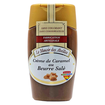 Crème caramel beurre salé MANOIR DES ABEILLES squeezer 220g