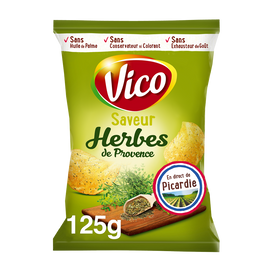 Chips classique herbes de Provence VICO 125G