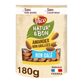 Natur'& bon amandes non salées VICO 180G
