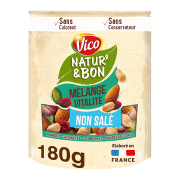 Natur'& bon mélange vitalité non salé VICO 180g