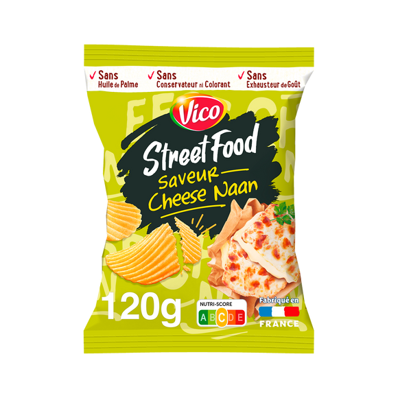 Chips street food cheese naan VICO 120g