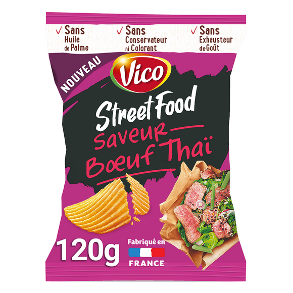 Chips street food boeuf thaï VICO 120g
