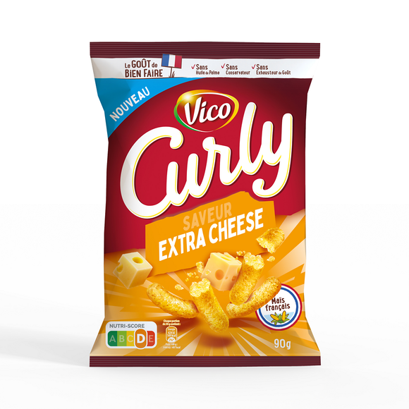 CURLY extra cheese Vico sachet de 90g