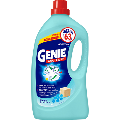 Lessive liquide GENIE Fleurs Fraiches 2,52L