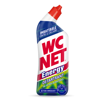 Gel détartrant action immédiate WC NET Energy flacon 750ml