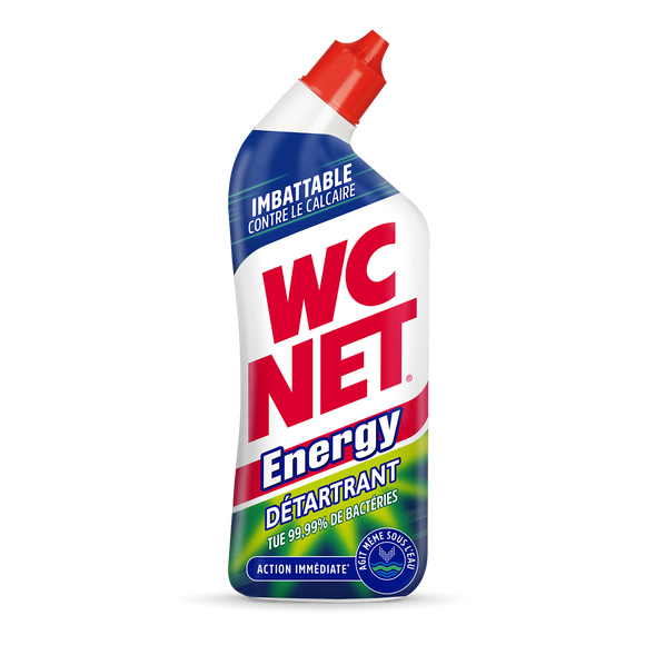 Gel détartrant action immédiate WC NET Energy flacon 750ml