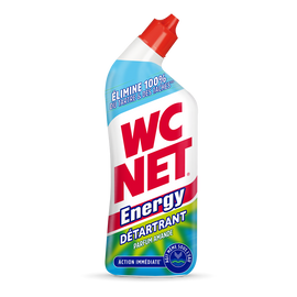 Gel détartrant parfumé action immédiate WC NET Energy 700ml