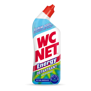 Gel détartrant parfumé action immédiate WC NET Energy 700ml