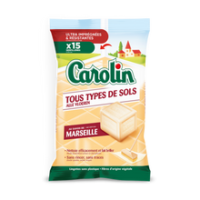 Lingette sol CAROLIN Savon de Marseille X15
