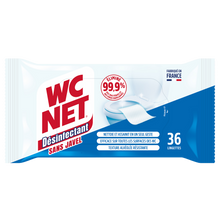 Lingettes désinfectantes WC NET sans javel x36