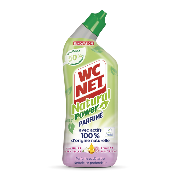 Gel WC nettoyant et détartrant parfumé Natural power WC NET - 700ml