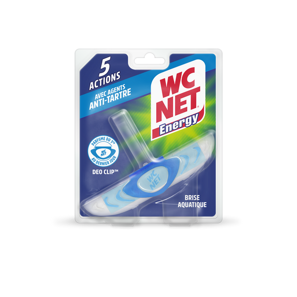 Bloc wc anti-tartre 5 actions brise aquatique WC NET 38g