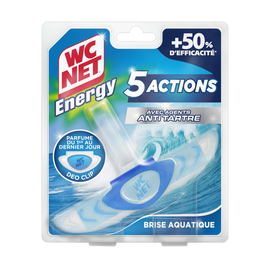 Bloc wc anti-tartre 5 actions brise aquatique WC NET 38g