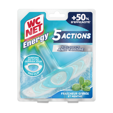 Bloc wc a/tartre 5 actions frch.grivrée/menthe WC NET 38g
