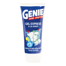 Lessive liquide gel express à la main GENIE - tube 200ml