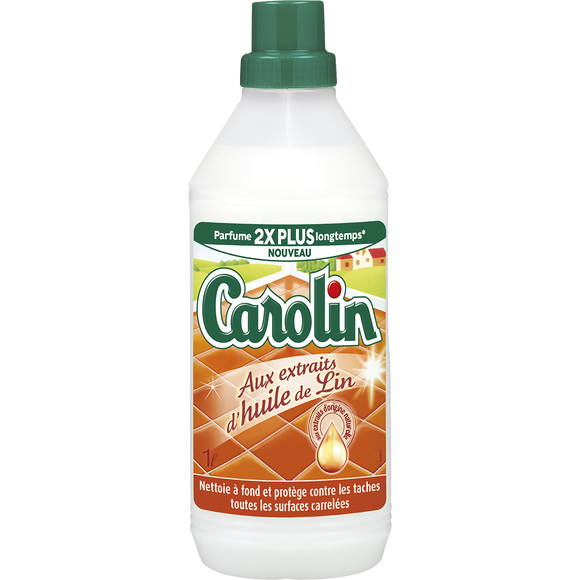 Savon sol carrelage perfboost  huile de lin CAROLIN 1L