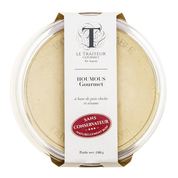 Houmous graines de sésame, sans conservateurs LE TRAITEUR GOURMET, 180g