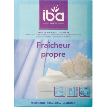 Enveloppe parfumée pour petits espaces Fraîcheur Propre IBA