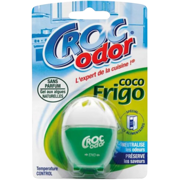 Absorbeur d'odeurs Coco Frigo CROC'ODOR