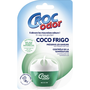 Absorbeur d'odeurs Coco Frigo CROC'ODOR