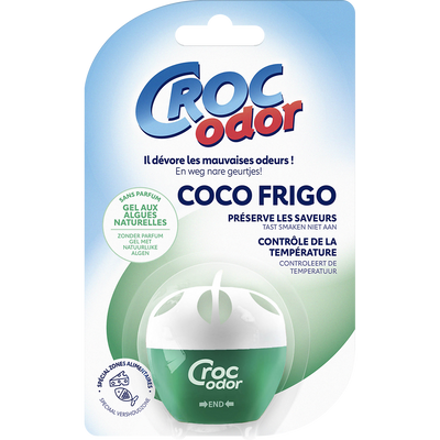 Absorbeur d'odeurs Coco Frigo CROC'ODOR